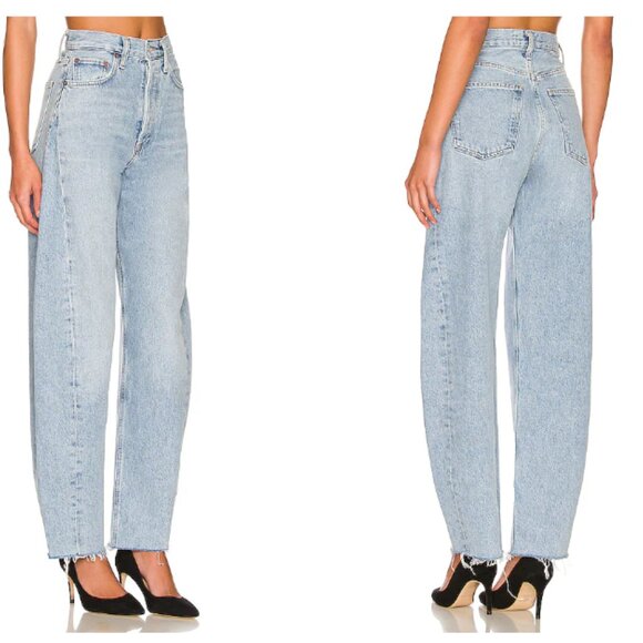 AGOLDE Luna Pieced Jeans in Void Size 24 - Picture 3 of 14